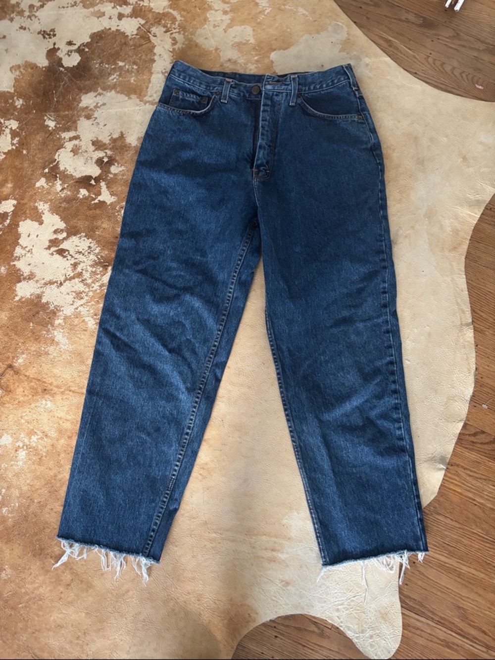 Vintage Ikeda Denim Canadian Made High-Waisted Jeans 100% Cotton Sz 31